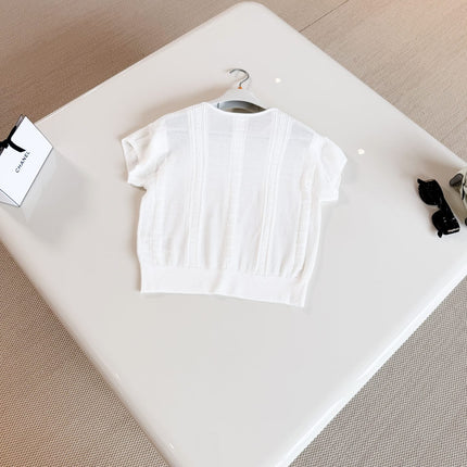 HERMES 26S SHORT-SLEEVE KNIT TOP 783