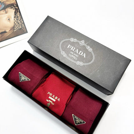 PRADA 26S CREW SOCKS 544099 (1 BOX)