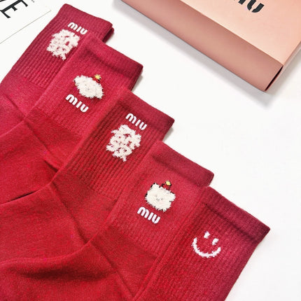 MIUMIU 26S CREW SOCKS 407170 (1 BOX)