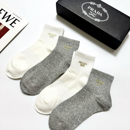 PRADA 26S ANKLE SOCKS 408733 (1 BOX)