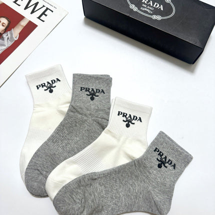 PRADA 26S ANKLE SOCKS 410299 (1 BOX)