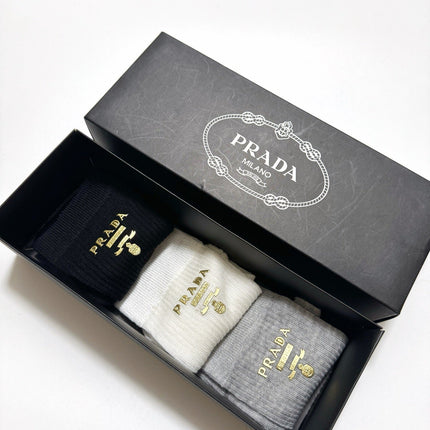 PRADA 26S CREW SOCKS 413919 (1 BOX)