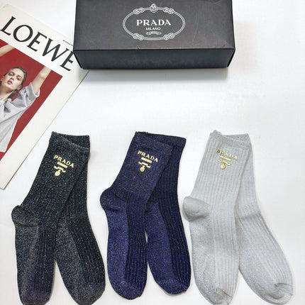 PRADA 26S ANKLE SOCKS 421138 (1 BOX)
