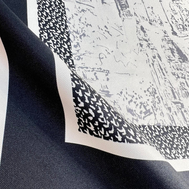 DIOR 26S SCARF 90CM IN SILK 198371