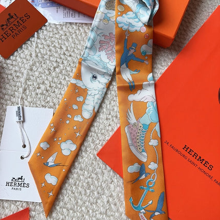 HERMES 26S SCARF 86 IN SILK 309635