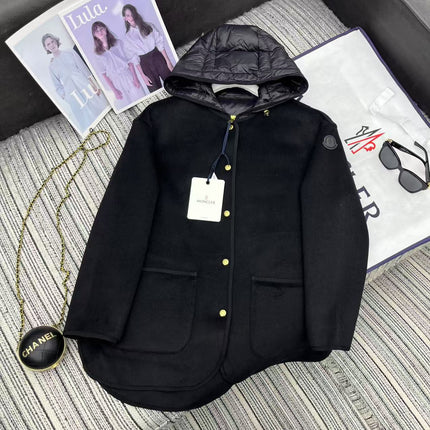 MONCLER 25S REVERSIBLE KNIT JACKET WITH A ROUND NECK 190