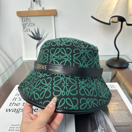 LOEWE 26S ANAGRAM JACQUARD BUCKET HAT STYLE 244