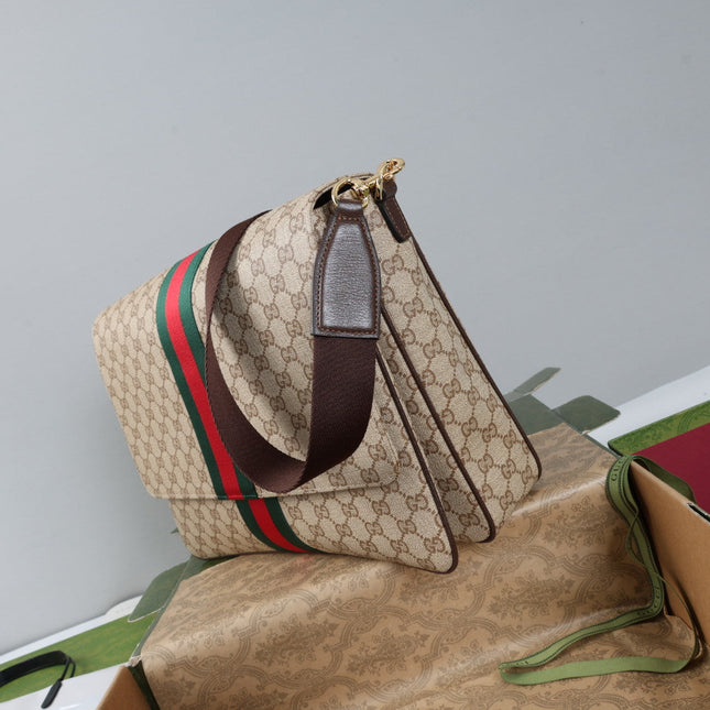 GUCCI 26S CROSSBODY BAG 35 IN BEIGE CANVAS