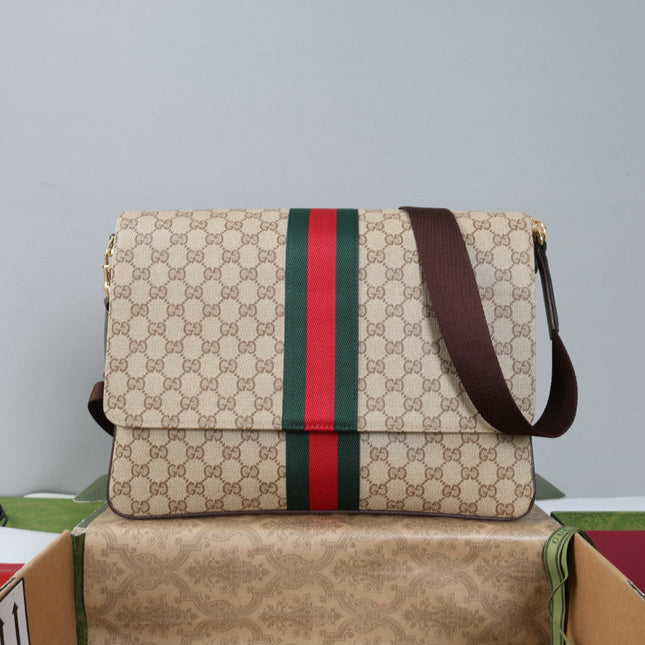 GUCCI 26S CROSSBODY BAG 35 IN BEIGE CANVAS