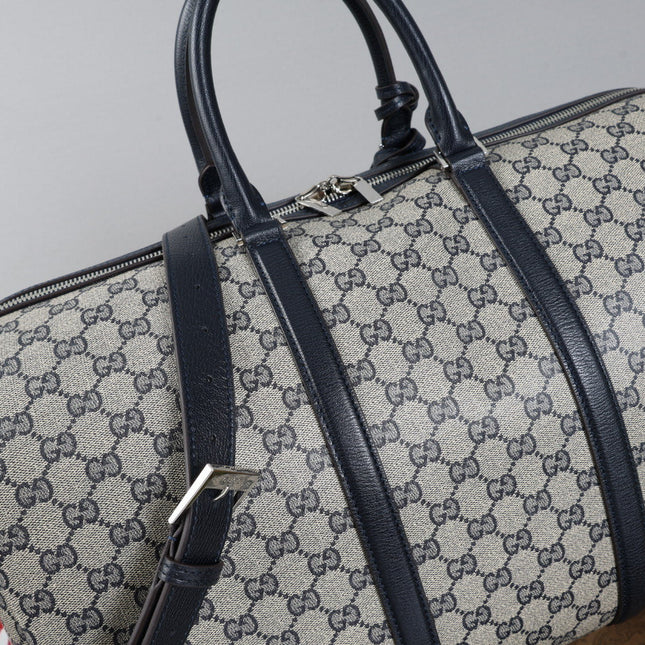 GUCCI 26S DUFFLE BAG 45 IN TAUPE CANVAS