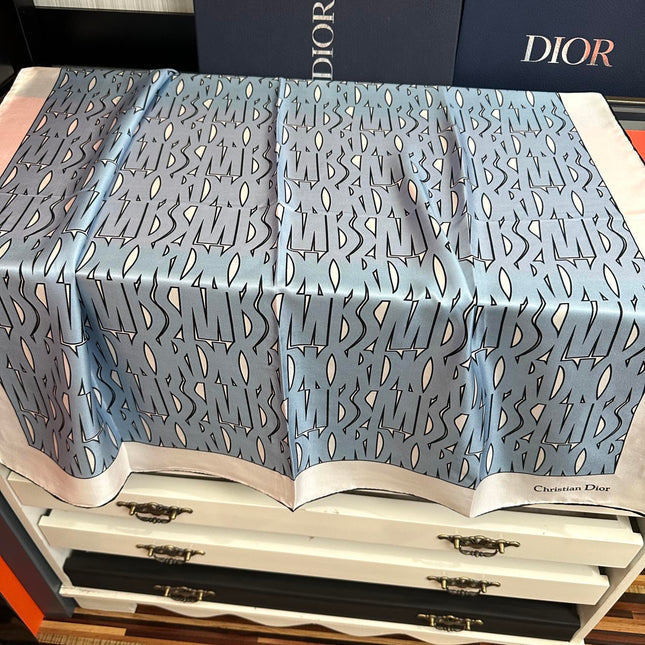 DIOR 26S SCARF 90CM IN SILK 307333