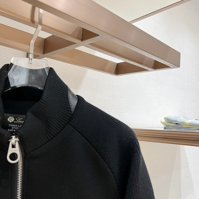 BRUNELLO CUCINELLI JACKET IN BLACK WOOL