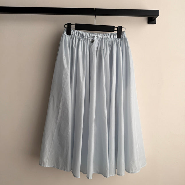 PRADA 26S ELASTIC WAIST MIDI SKIRT STYLE 844