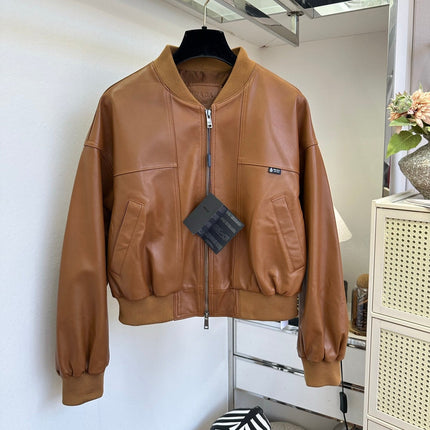 PRADA 26S LEATHER JACKET 1074