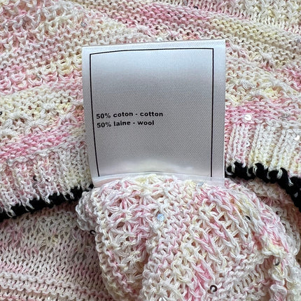 CHANEL 26S SHORT-SLEEVED KNIT SHIRT STYLE 1200