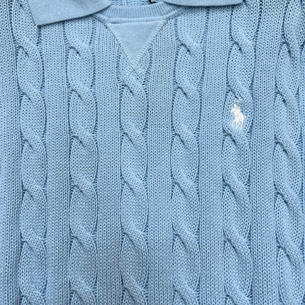 RALPH LAUREN 26S CABLE-KNIT POLO SWEATER 629