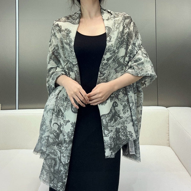 DIOR 26S SCARF 180CM IN CASHMERE 313225