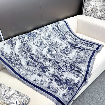 DIOR 26S SCARF 140CM IN SILK & CASHMERE 292286