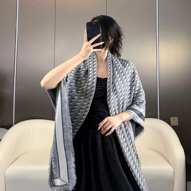 DIOR 26S SCARF 140CM IN CASHMERE SILK 313215