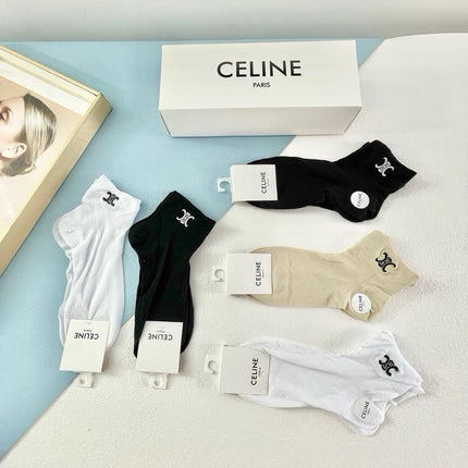 CELINE 26S ANKLE SOCKS 348484 (1 BOX)