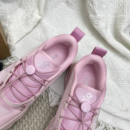 LOEWE 26S CLOUDSOLO SNEAKERS IN LIGHT PINK RECYCLED POLYESTER