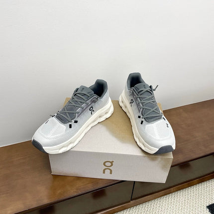 LOEWE 26S CLOUDTILT SNEAKER IN LIGHT GREY RECYCLED POLYESTER