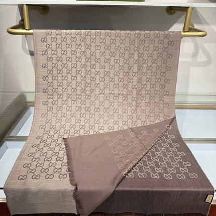 GUCCI 25S SCARF 200 IN CASHMERE SILK 706563
