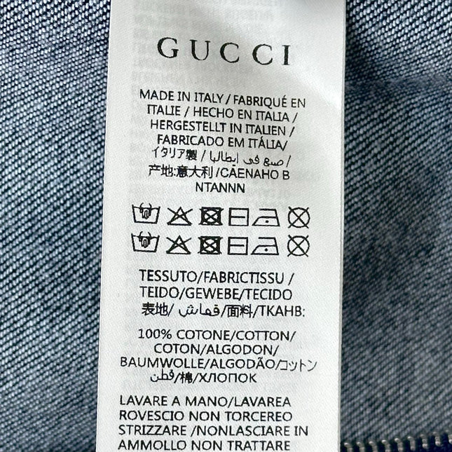 GUCCI 26S ZIP FRONT DENIM DRESS 299