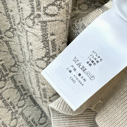 DIOR 25S ZIP-UP KNIT JACKET 544