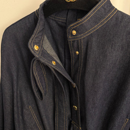 ZIMMERMANN 26S PUFF SLEEVE DENIM DRESS STYLE 118