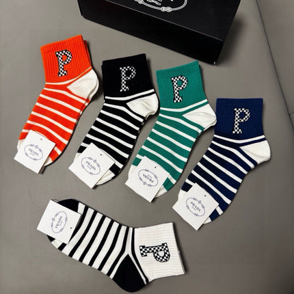 PRADA 26S ANKLE SOCKS 293224 (1 BOX)