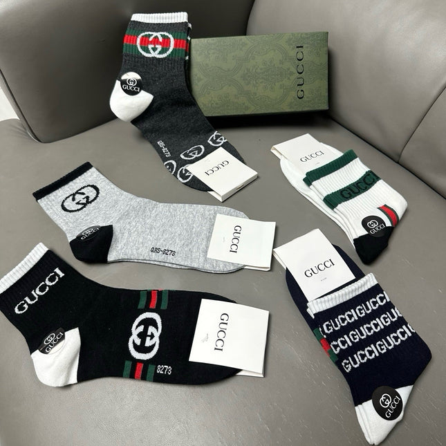 GUCCI 26S ANKLE SOCKS 329566 (1 BOX)