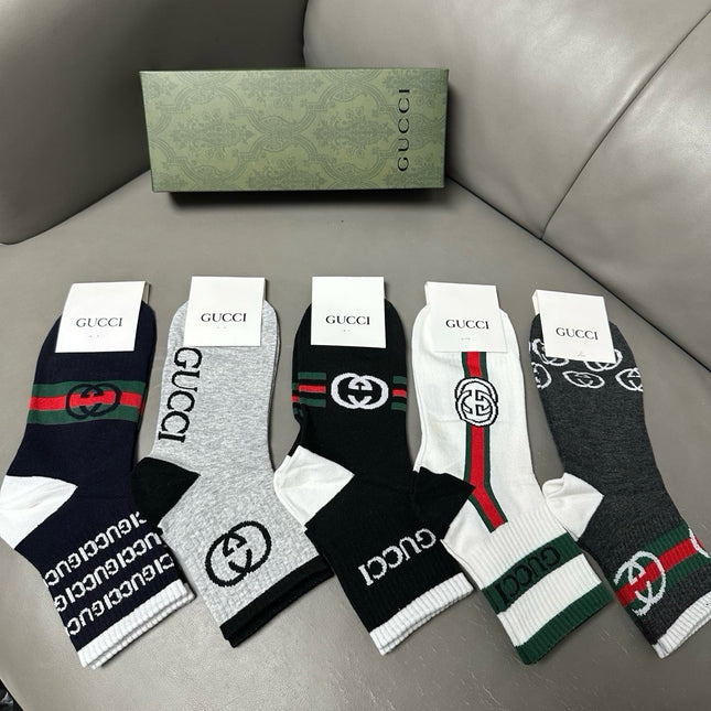 GUCCI 26S ANKLE SOCKS 329566 (1 BOX)