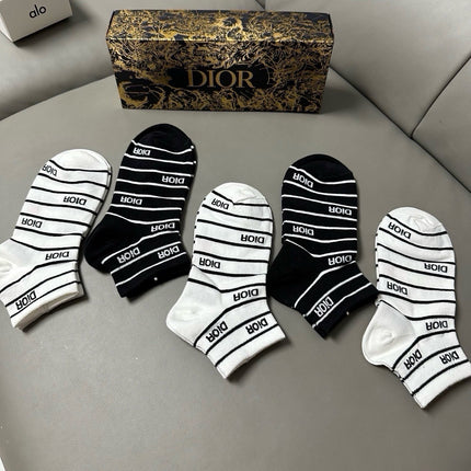 DIOR 26S ANKLE SOCKS 398783 (1 BOX)