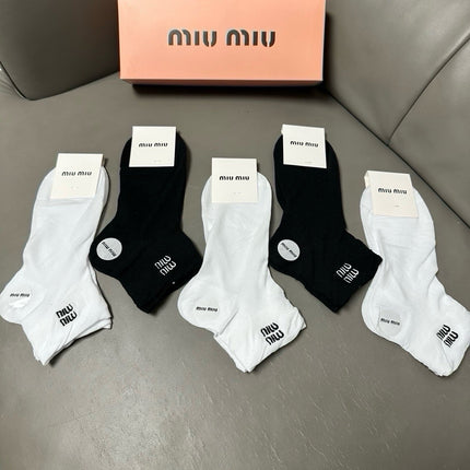 MIUMIU 26S ANKLE SOCKS 415738 (1 BOX)