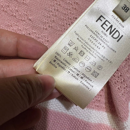 FENDI 26S SHORT SLEEVE KNIT T-SHIRT 222