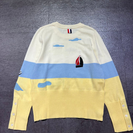 THOM 26S CREWNECK KNIT SWEATER 383