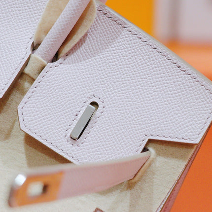 HM 25S BIRKIN 25 CM IN BABY PINK EPSOM WITH SILVER HARDWARE