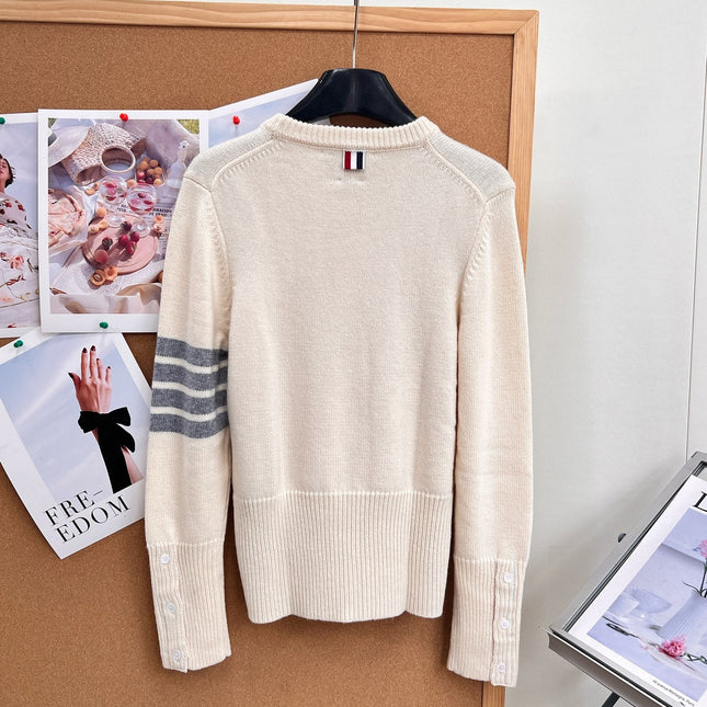 THOM 26S ROUND-NECK KNIT SWEATER 297