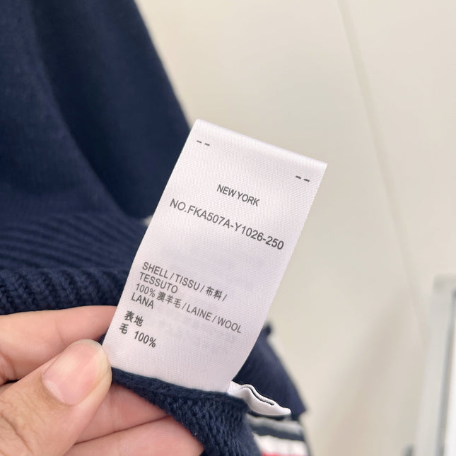 THOM 26S ROUND-NECK KNIT SWEATER 296