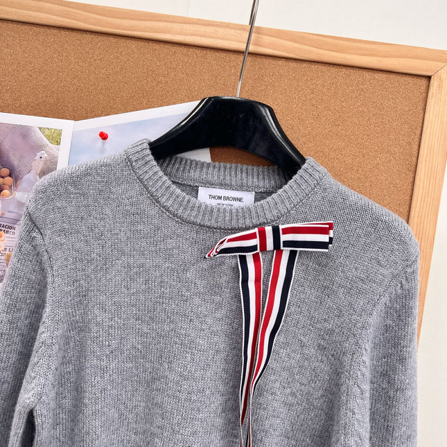 THOM 26S ROUND-NECK KNIT SWEATER 295